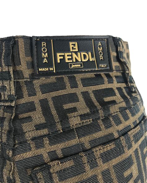 fendi zucca jeans